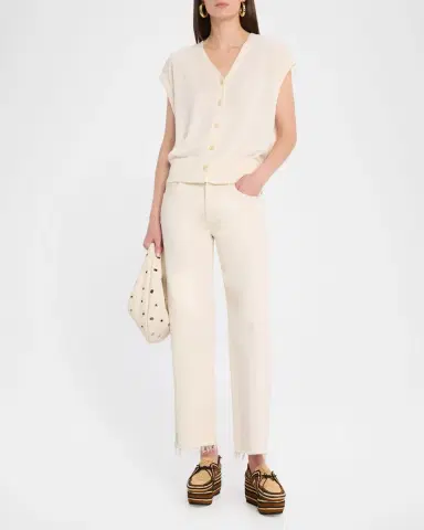 Apiece Apart Organic Linen-Cotton Knit Vest | Thumbnail 2 Apiece Apart Organic Linen-Cotton Knit Vest | Thumbnail 2