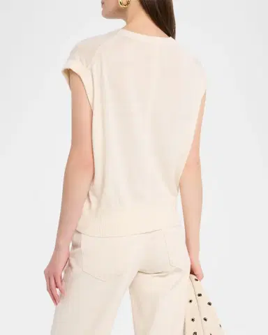 Apiece Apart Organic Linen-Cotton Knit Vest | Thumbnail 3 Apiece Apart Organic Linen-Cotton Knit Vest | Thumbnail 3