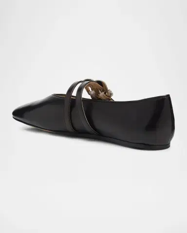 Le Monde Béryl Claudia Mary Jane Buckle Leather Ballerina Flats | Thumbnail 4 Le Monde Béryl Claudia Mary Jane Buckle Leather Ballerina Flats | Thumbnail 4