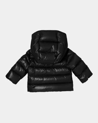 Moncler Kid's Maya Baby Hooded Down Jacket, Size 6M-3 | Thumbnail 2 Moncler Kid's Maya Baby Hooded Down Jacket, Size 6M-3 | Thumbnail 2