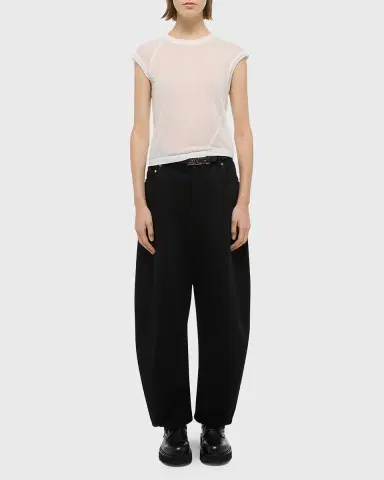 Helmut Lang Twisted Sheer Crewneck Top | Thumbnail 2 Helmut Lang Twisted Sheer Crewneck Top | Thumbnail 2