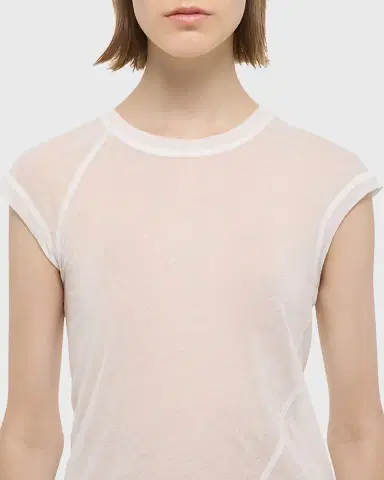 Helmut Lang Twisted Sheer Crewneck Top | Thumbnail 5 Helmut Lang Twisted Sheer Crewneck Top | Thumbnail 5