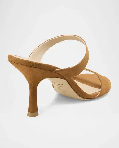 Stuart Weitzman Nudist Suede Slide Sandals | Thumbnail 3 Stuart Weitzman Nudist Suede Slide Sandals | Thumbnail 3