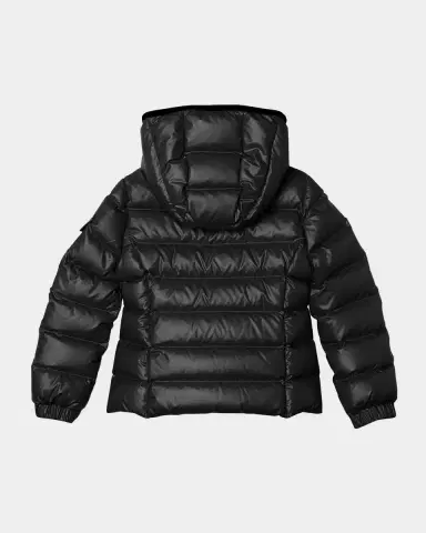 Moncler Girl 's Bady Short Hooded Down Puffer Jacket | Thumbnail 2 Moncler Girl 's Bady Short Hooded Down Puffer Jacket | Thumbnail 2