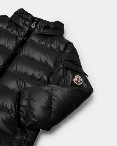 Moncler Girl 's Bady Short Hooded Down Puffer Jacket | Thumbnail 3 Moncler Girl 's Bady Short Hooded Down Puffer Jacket | Thumbnail 3