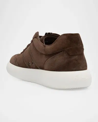 Brioni Men's New Cassette Suede Low-Top Sneakers | Thumbnail 2 Brioni Men's New Cassette Suede Low-Top Sneakers | Thumbnail 2