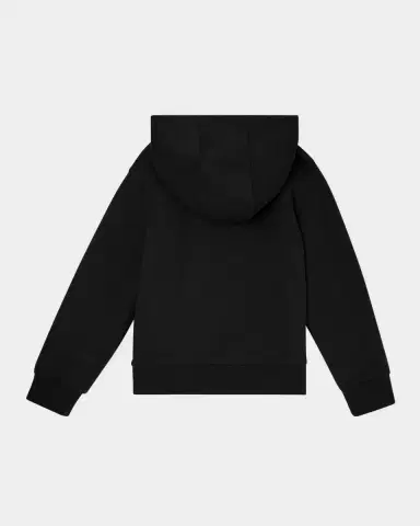 Moncler Girl 's Embroidered Logo Applique Hoodie, Size 8- | Thumbnail 2 Moncler Girl 's Embroidered Logo Applique Hoodie, Size 8- | Thumbnail 2