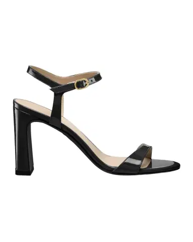 Stuart Weitzman Babette Patent Leather Ankle-Strap Sandals | Thumbnail 1 Stuart Weitzman Babette Patent Leather Ankle-Strap Sandals | Thumbnail 1