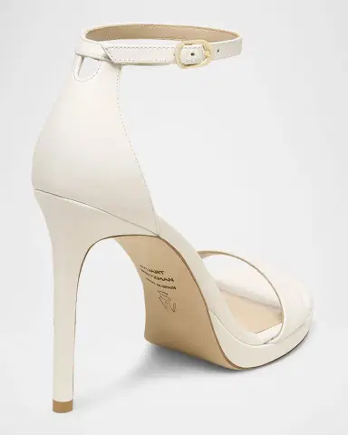 Stuart Weitzman Nudist Patent Ankle-Strap Platform Sandals | Thumbnail 3 Stuart Weitzman Nudist Patent Ankle-Strap Platform Sandals | Thumbnail 3