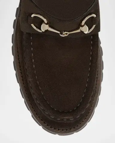 Gucci Sylke Suede Horsebit Booties | Thumbnail 4 Gucci Sylke Suede Horsebit Booties | Thumbnail 4