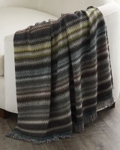 Missoni Home Blurred Wool Throw, 57" x 75" | Thumbnail 1 Missoni Home Blurred Wool Throw, 57" x 75" | Thumbnail 1