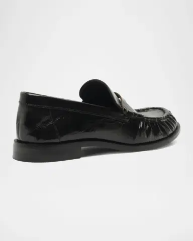 Schutz Tyche Shiny Leather Penny Loafers | Thumbnail 3 Schutz Tyche Shiny Leather Penny Loafers | Thumbnail 3
