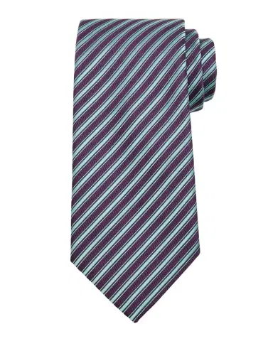 Charvet Men's Silk Multi-Stripe Tie | Thumbnail 1 Charvet Men's Silk Multi-Stripe Tie | Thumbnail 1