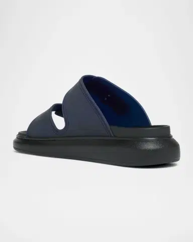 McQueen Men's Rubber Double-Buckle Sandals | Thumbnail 4 McQueen Men's Rubber Double-Buckle Sandals | Thumbnail 4