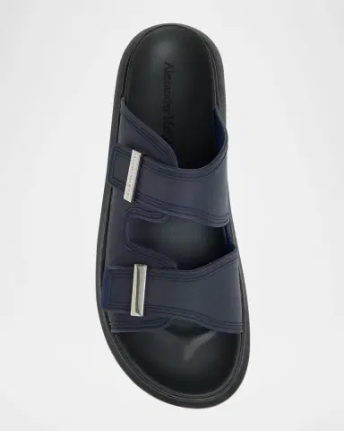 McQueen Men's Rubber Double-Buckle Sandals | Thumbnail 6 McQueen Men's Rubber Double-Buckle Sandals | Thumbnail 6