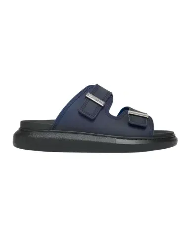 McQueen Men's Rubber Double-Buckle Sandals | Thumbnail 1 McQueen Men's Rubber Double-Buckle Sandals | Thumbnail 1
