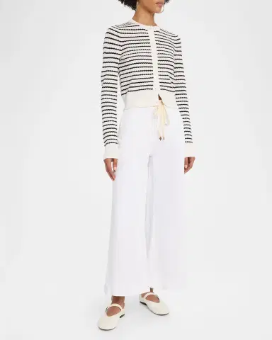 Joe 's Jeans The Pointelle Dani Cardigan | Thumbnail 2 Joe 's Jeans The Pointelle Dani Cardigan | Thumbnail 2