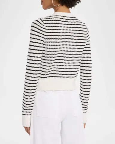 Joe 's Jeans The Pointelle Dani Cardigan | Thumbnail 3 Joe 's Jeans The Pointelle Dani Cardigan | Thumbnail 3