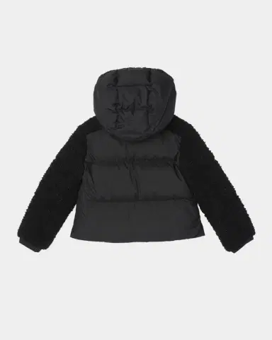 Moncler Girl 's Zambaga Sparkly Hooded Down Jacket | Thumbnail 2 Moncler Girl 's Zambaga Sparkly Hooded Down Jacket | Thumbnail 2