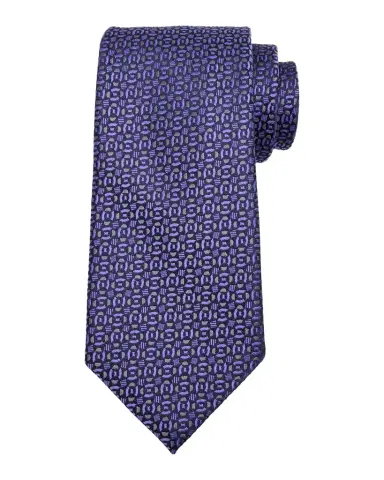 Charvet Men 's Jacquard Woven Geometric Silk Tie | Thumbnail 1 Charvet Men 's Jacquard Woven Geometric Silk Tie | Thumbnail 1
