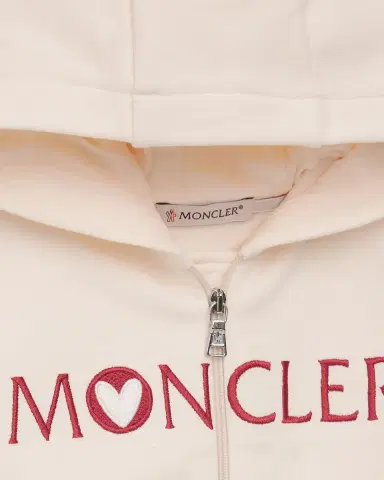 Moncler Girl's Heart Logo Hoodie & Jogger Pants Set, Size 6M-3 | Thumbnail 2 Moncler Girl's Heart Logo Hoodie & Jogger Pants Set, Size 6M-3 | Thumbnail 2