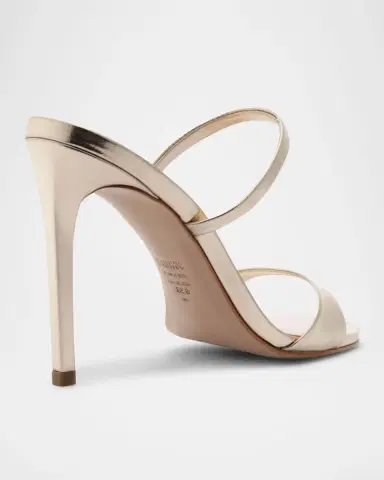 Schutz Jessica Leather Stiletto Mule Sandals | Thumbnail 3 Schutz Jessica Leather Stiletto Mule Sandals | Thumbnail 3