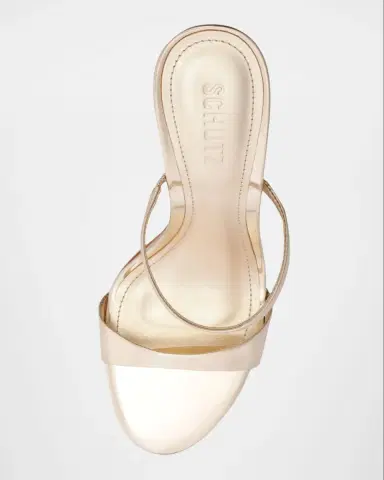 Schutz Jessica Leather Stiletto Mule Sandals | Thumbnail 4 Schutz Jessica Leather Stiletto Mule Sandals | Thumbnail 4