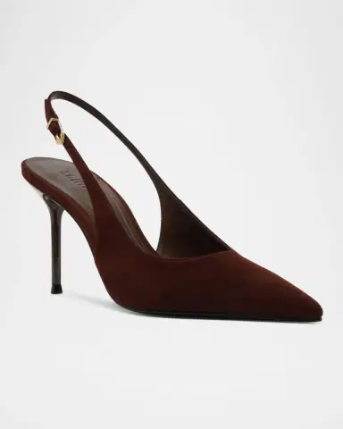 Schutz Alicia Suede Slingback Pumps | Thumbnail 2 Schutz Alicia Suede Slingback Pumps | Thumbnail 2