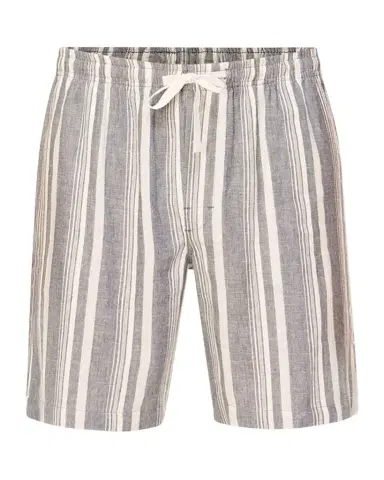 Majestic International Men 's Summer Woven Stripe Lounge Shorts | Thumbnail 1 Majestic International Men 's Summer Woven Stripe Lounge Shorts | Thumbnail 1