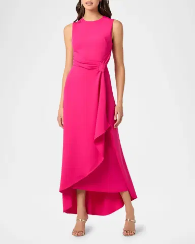 Shoshanna Evie Sleeveless Draped A-Line Maxi Dress | Thumbnail 2 Shoshanna Evie Sleeveless Draped A-Line Maxi Dress | Thumbnail 2