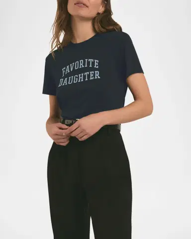 Favorite Daughter Cropped Collegiate T-Shirt | Thumbnail 3 Favorite Daughter Cropped Collegiate T-Shirt | Thumbnail 3