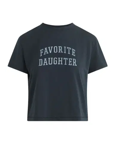 Favorite Daughter Cropped Collegiate T-Shirt | Thumbnail 1 Favorite Daughter Cropped Collegiate T-Shirt | Thumbnail 1