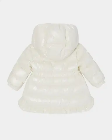 Moncler Girl 's Dufar Hooded Long Down Parka, Size 6M-3 | Thumbnail 2 Moncler Girl 's Dufar Hooded Long Down Parka, Size 6M-3 | Thumbnail 2