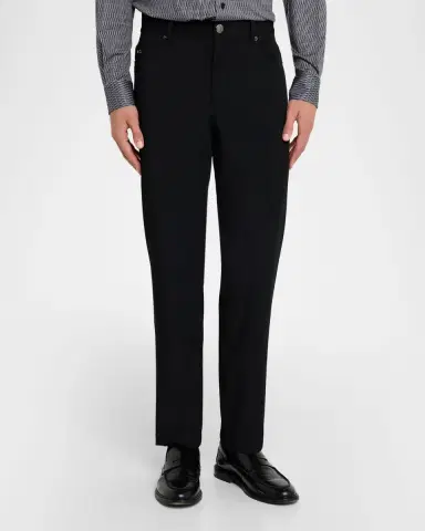 Emporio Armani Men's Nylon Technical Stretch Five-Pocket Pants | Thumbnail 4 Emporio Armani Men's Nylon Technical Stretch Five-Pocket Pants | Thumbnail 4