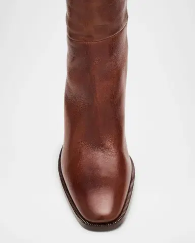 Saint Laurent Odeon Leather Over-The-Knee Boots | Thumbnail 6 Saint Laurent Odeon Leather Over-The-Knee Boots | Thumbnail 6