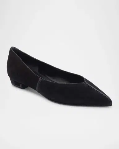 Bernardo Lana Suede Ballet Flats | Thumbnail 2 Bernardo Lana Suede Ballet Flats | Thumbnail 2
