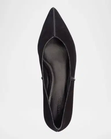Bernardo Lana Suede Ballet Flats | Thumbnail 3 Bernardo Lana Suede Ballet Flats | Thumbnail 3