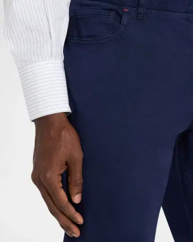 Isaia Men 's Cashmere-Cotton Slim 5-Pocket Pants | Thumbnail 5 Isaia Men 's Cashmere-Cotton Slim 5-Pocket Pants | Thumbnail 5