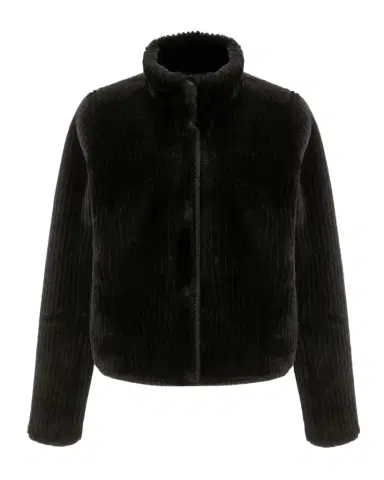 Gorski Reversible Merino Grooved Shearling Lamb Jacket With Embroidered Trim | Thumbnail 1 Gorski Reversible Merino Grooved Shearling Lamb Jacket With Embroidered Trim | Thumbnail 1