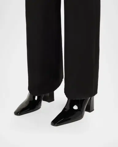 Saint Laurent Rainer Patent Leather Booties | Thumbnail 2 Saint Laurent Rainer Patent Leather Booties | Thumbnail 2