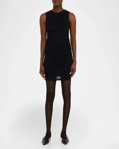 Saint Laurent Babylone Leather YSL Slingback Ballerina Flats | Thumbnail 3 Saint Laurent Babylone Leather YSL Slingback Ballerina Flats | Thumbnail 3