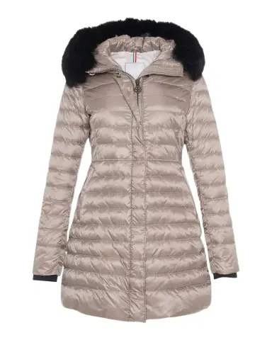 Gorski Down Apres-Ski Jacket with Detachable Toscana Lamb Hood Trim | Thumbnail 1 Gorski Down Apres-Ski Jacket with Detachable Toscana Lamb Hood Trim | Thumbnail 1