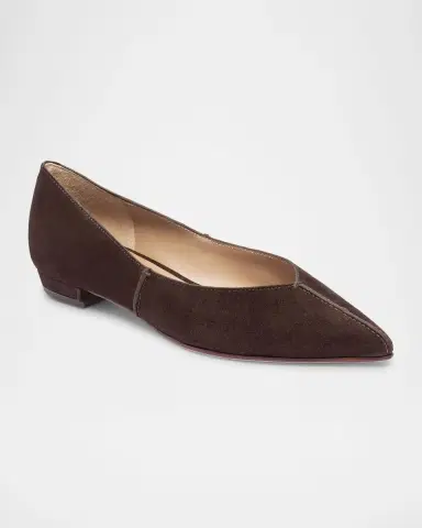 Bernardo Lana Suede Ballet Flats | Thumbnail 2 Bernardo Lana Suede Ballet Flats | Thumbnail 2