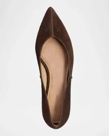 Bernardo Lana Suede Ballet Flats | Thumbnail 3 Bernardo Lana Suede Ballet Flats | Thumbnail 3