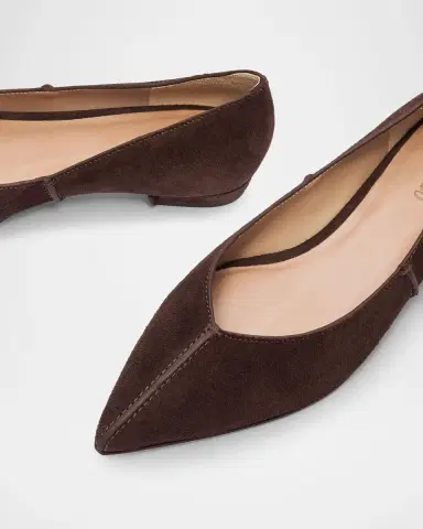 Bernardo Lana Suede Ballet Flats | Thumbnail 4 Bernardo Lana Suede Ballet Flats | Thumbnail 4