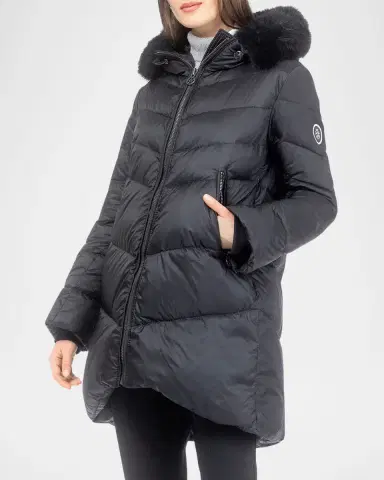 Gorski Apres-Ski Jacket With Detachable Toscana Lamb Shearling Hood Trim | Thumbnail 4 Gorski Apres-Ski Jacket With Detachable Toscana Lamb Shearling Hood Trim | Thumbnail 4