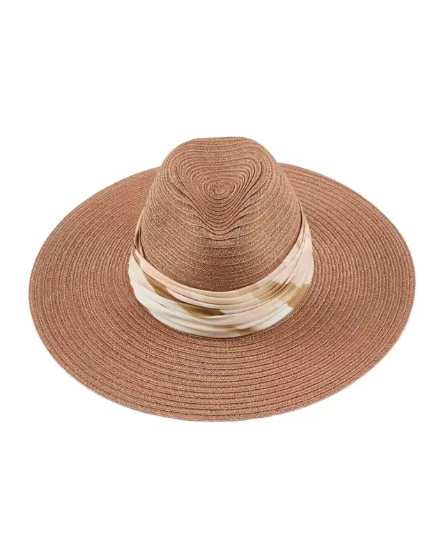 Emmanuelle Vented Hemp Packable Fedora Hat Emmanuelle Vented Hemp Packable Fedora Hat