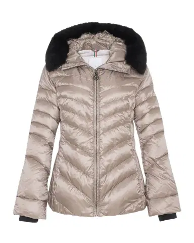 Gorski Down Apres-Ski Jacket with Detachable Toscana Lamb Hood Trim | Thumbnail 1 Gorski Down Apres-Ski Jacket with Detachable Toscana Lamb Hood Trim | Thumbnail 1