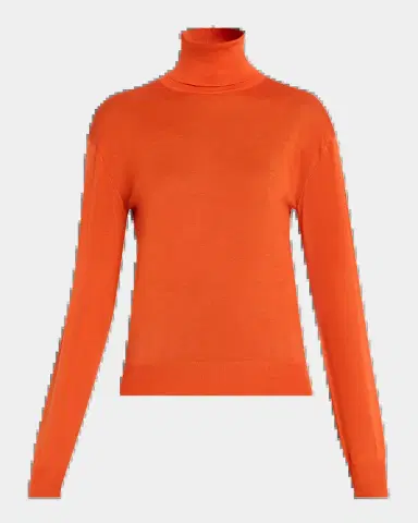 Saint Laurent Cashmere-Silk Turtleneck Sweater | Thumbnail 2 Saint Laurent Cashmere-Silk Turtleneck Sweater | Thumbnail 2