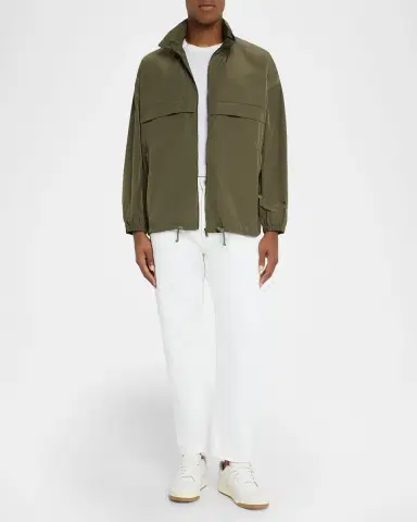 Saint Laurent Men's Water-Repellent Serge Jacket | Thumbnail 2 Saint Laurent Men's Water-Repellent Serge Jacket | Thumbnail 2